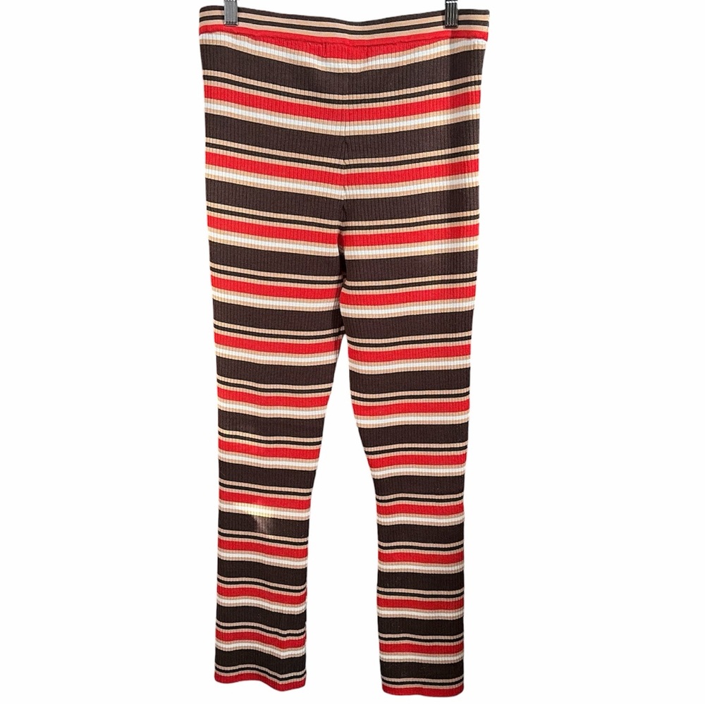 Marni x Uniqlo Semi Flare Merino Blend Striped Leggings - Picture 3 of 5